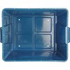 Genuine Joe 14 gal Rectangular 14-Gallon Recycling Bin, Blue, Plastic GJO11582CT